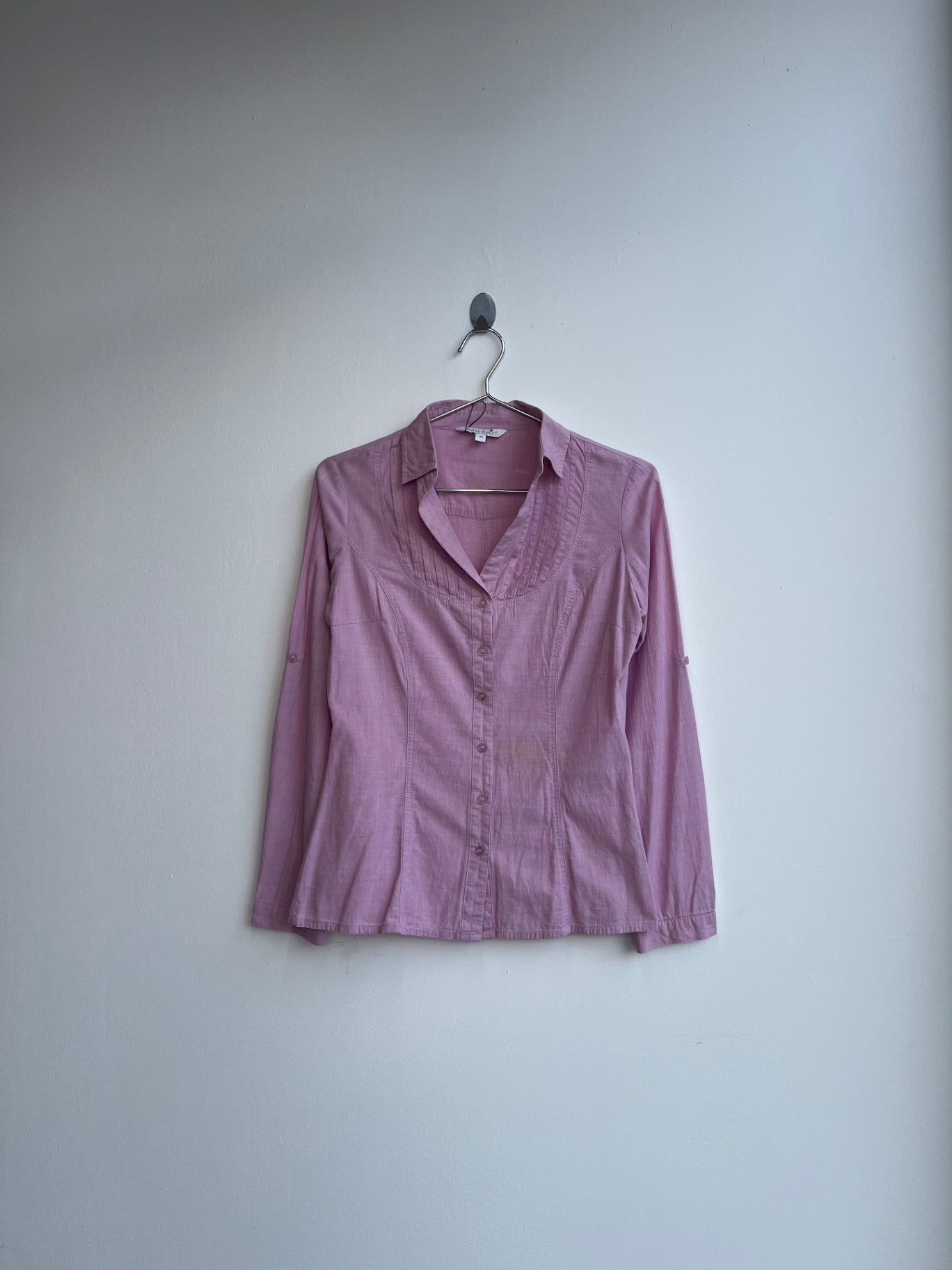 Pink Pintuck Shirt