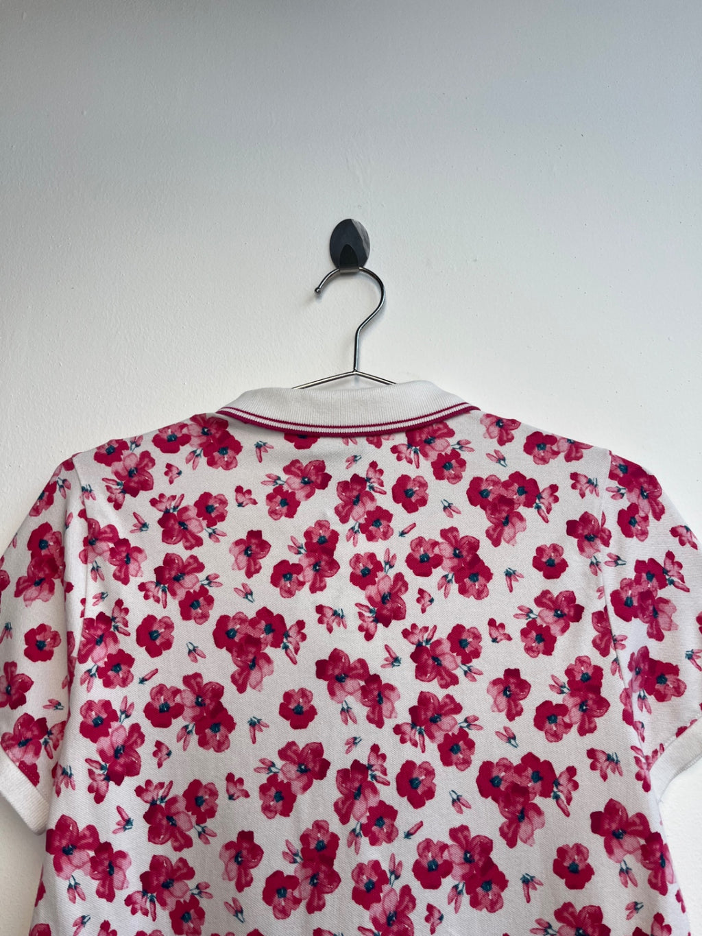 Lands'end Floral Golf Shirt
