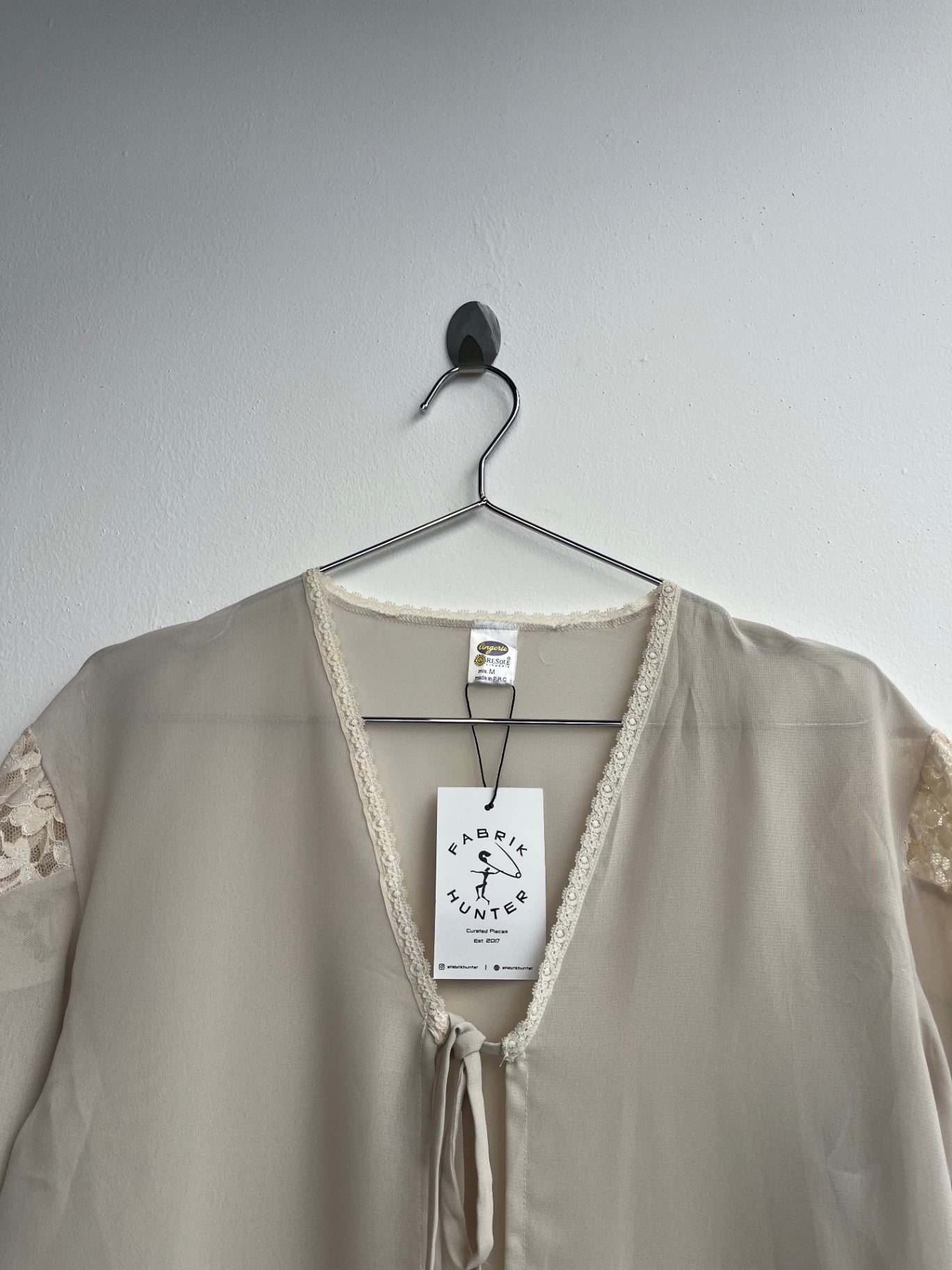 Lace Tie Up Top