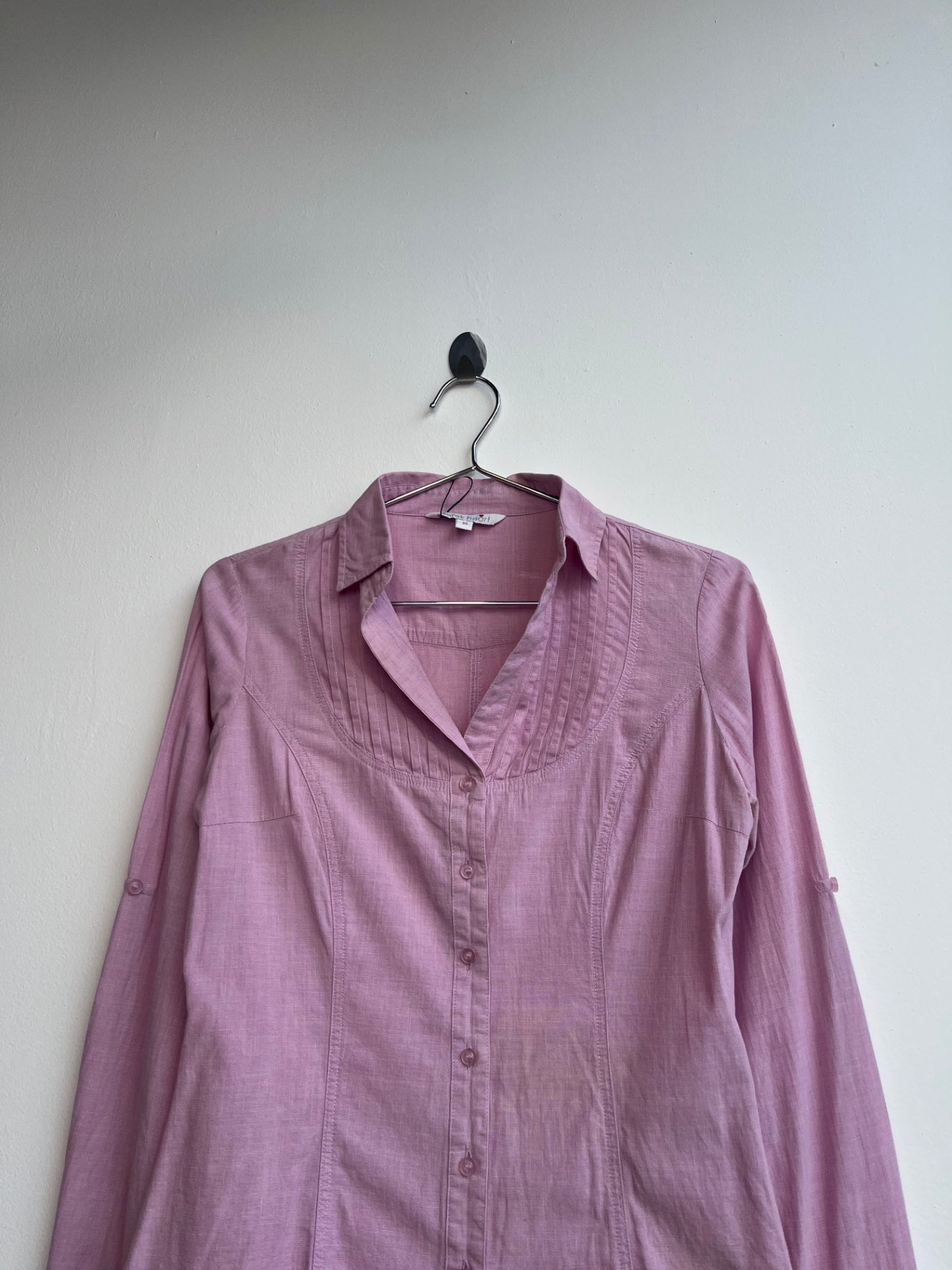 Pink Pintuck Shirt