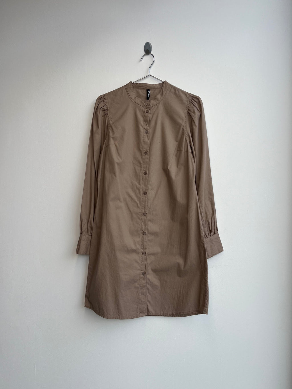 Pieces Brown Long Shirt