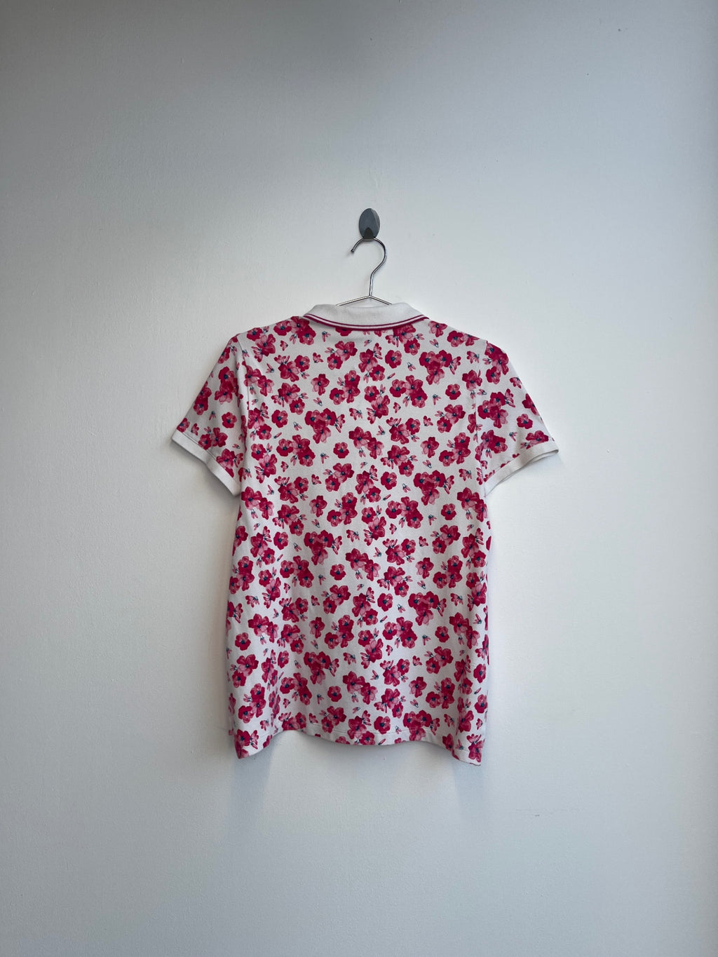 Lands'end Floral Golf Shirt