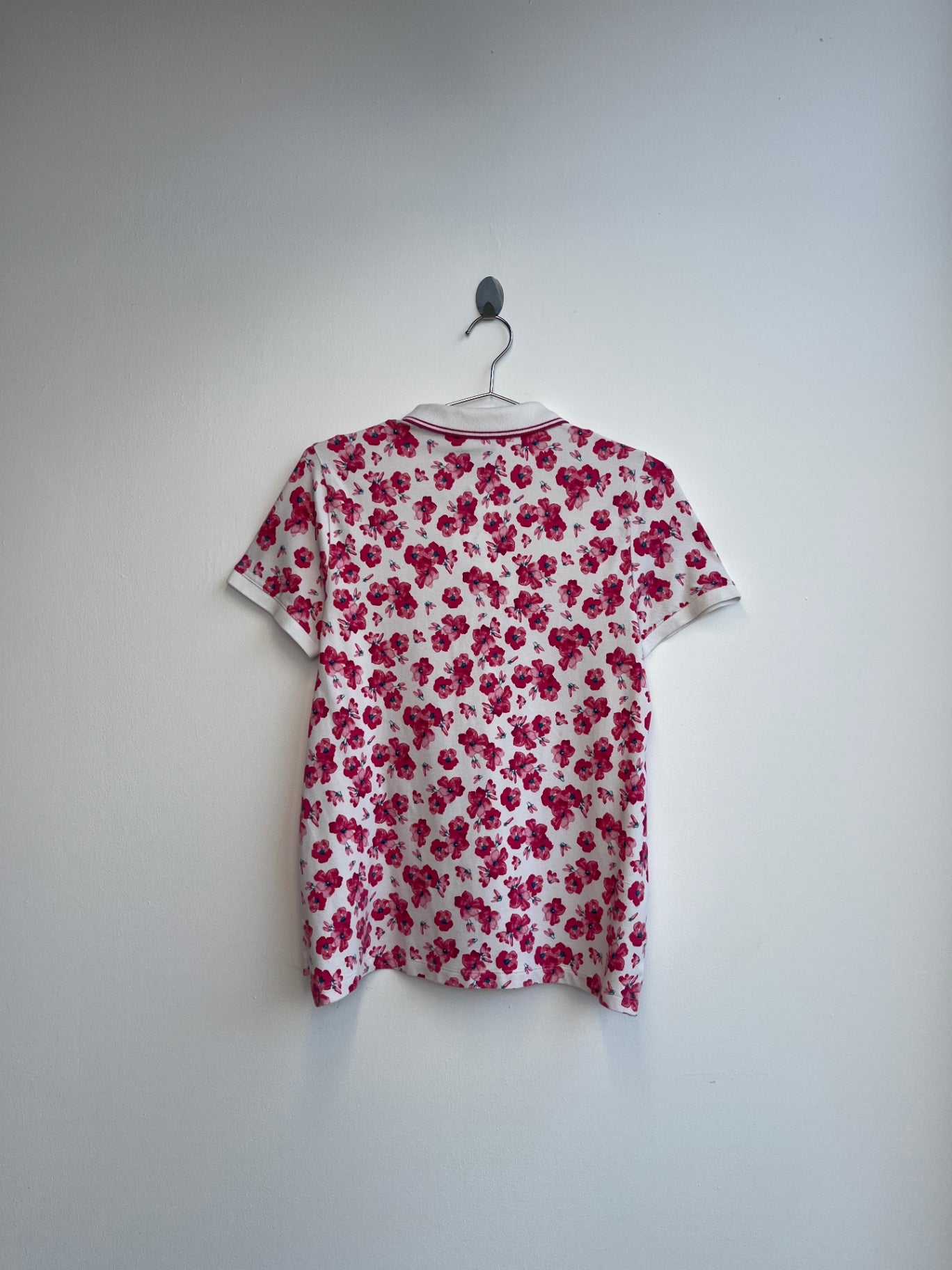 Lands'end Floral Golf Shirt