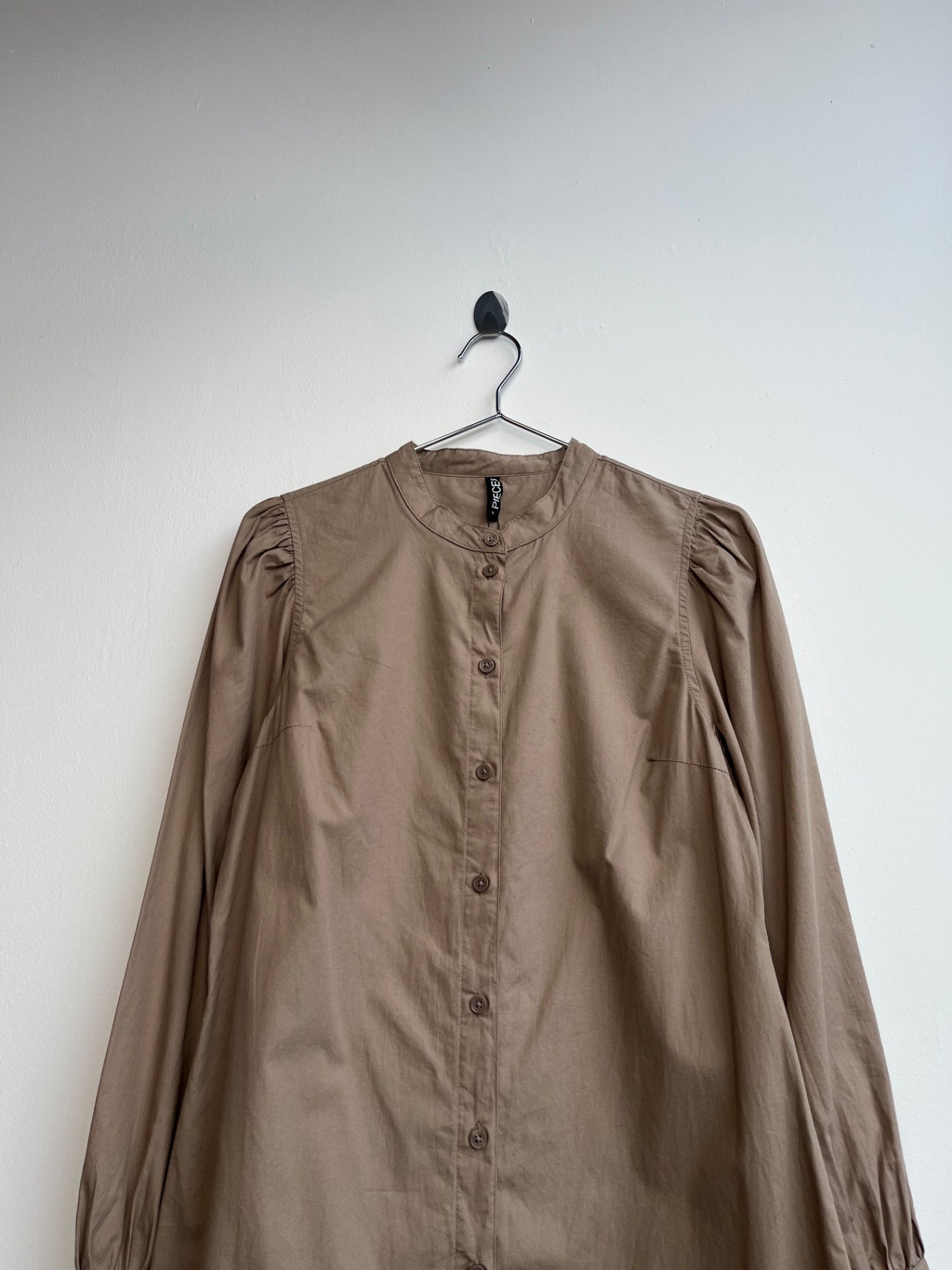 Pieces Brown Long Shirt