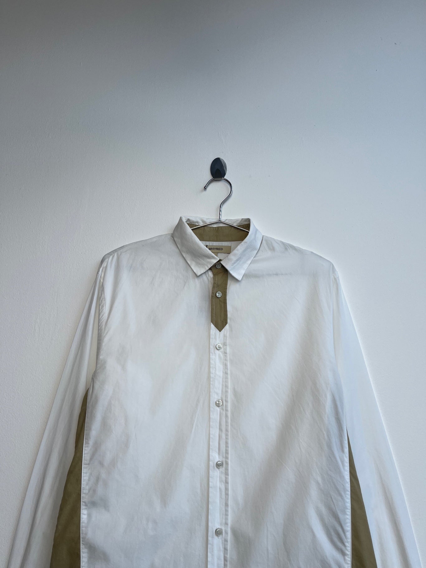 Whyred White & Brown Shirt