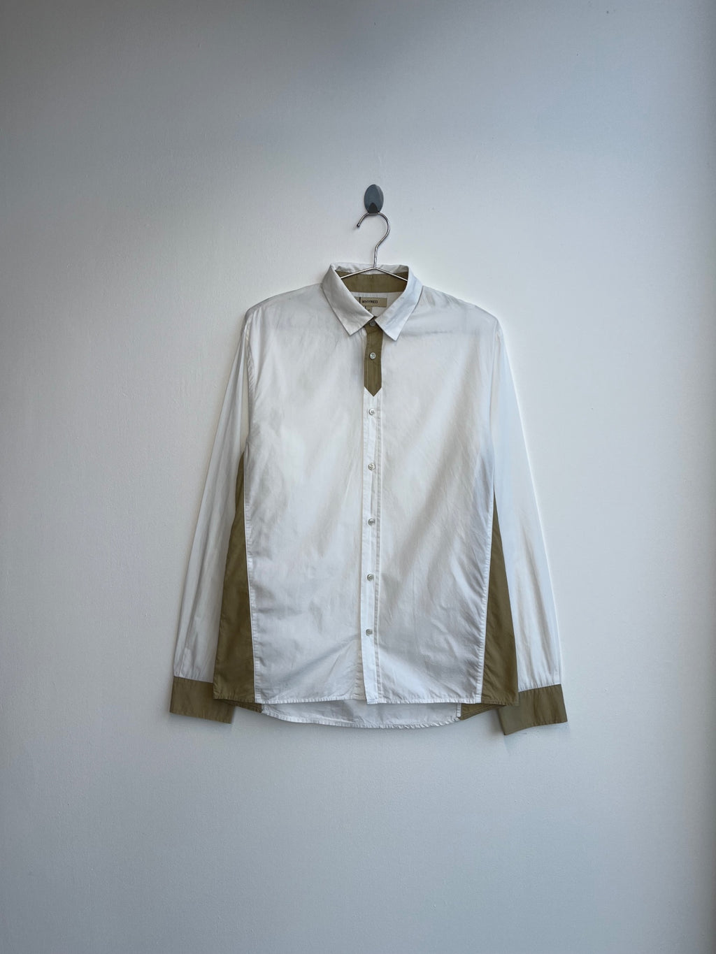 Whyred White & Brown Shirt