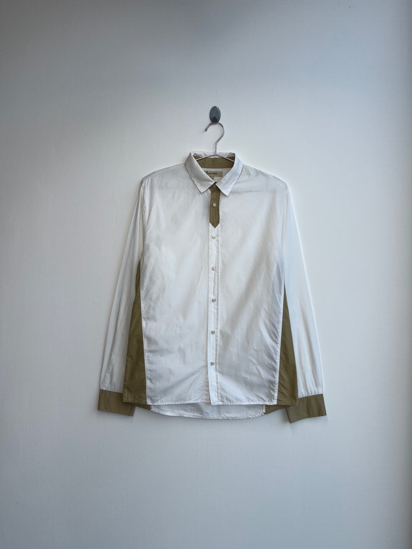 Whyred White & Brown Shirt