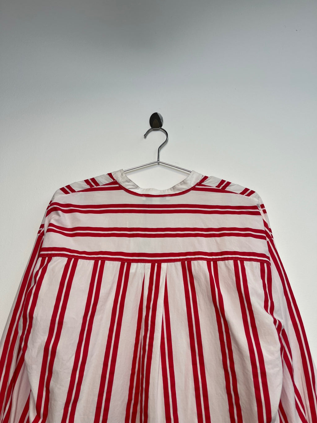 Esprit White & Red Stripe Shirt