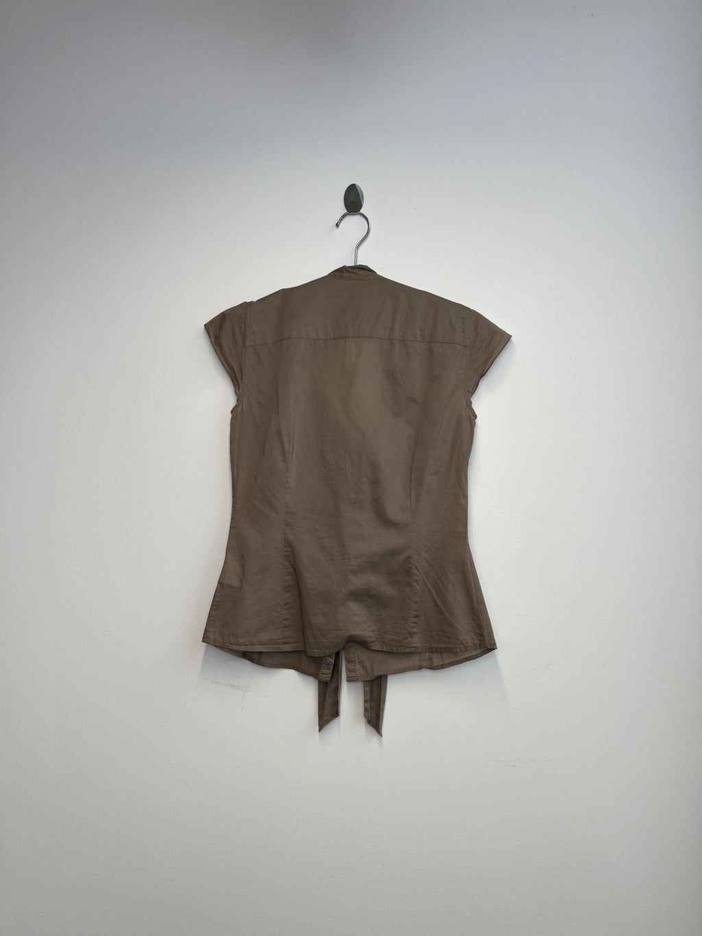 Brown Esprit Neck Tie Shirt