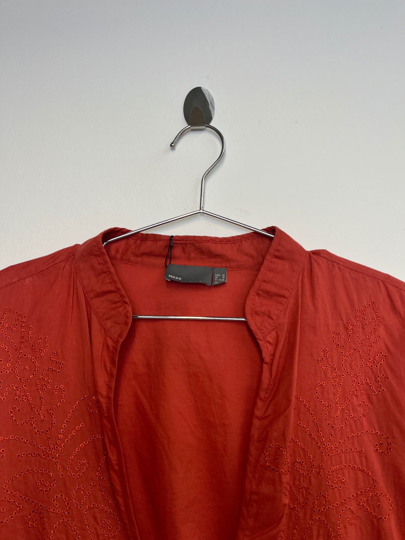 Embroidered Henley Shirt