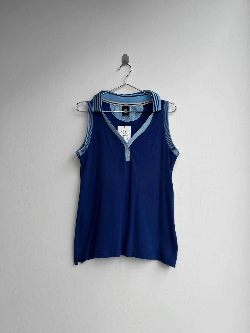 Marine Yatching Sleeveless Polo Shirt