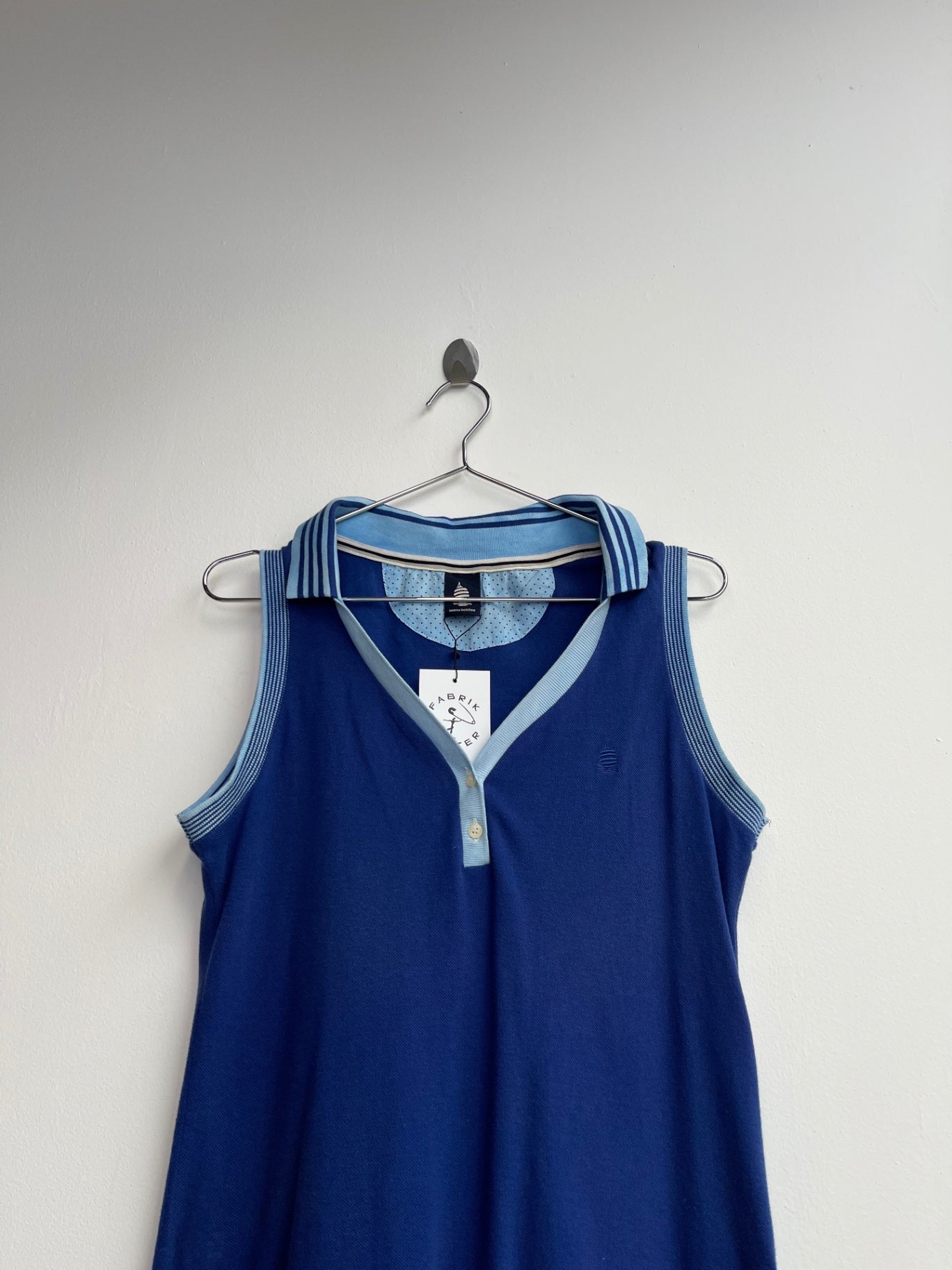 Marine Yatching Sleeveless Polo Shirt