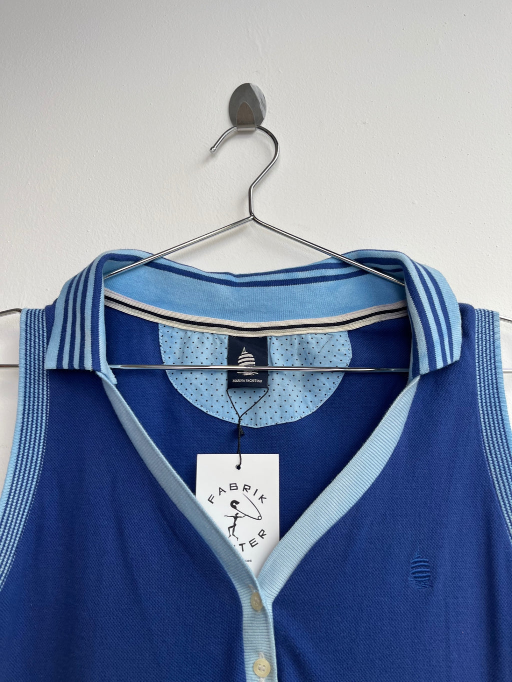 Marine Yatching Sleeveless Polo Shirt