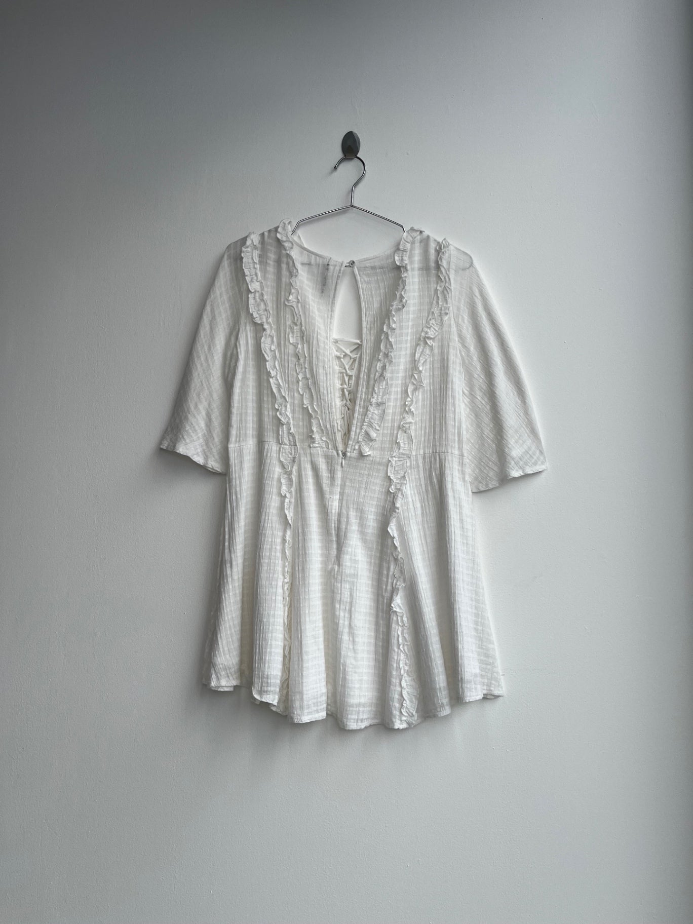 Indikah White Mini Dress