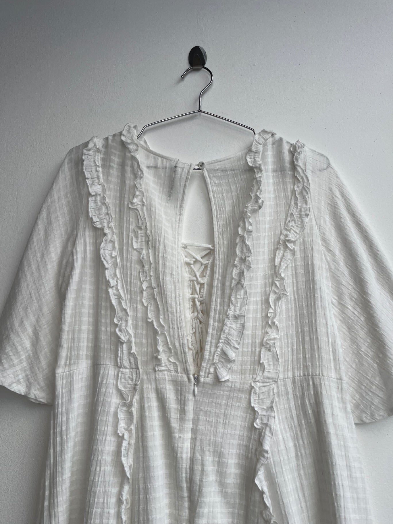 Indikah White Mini Dress