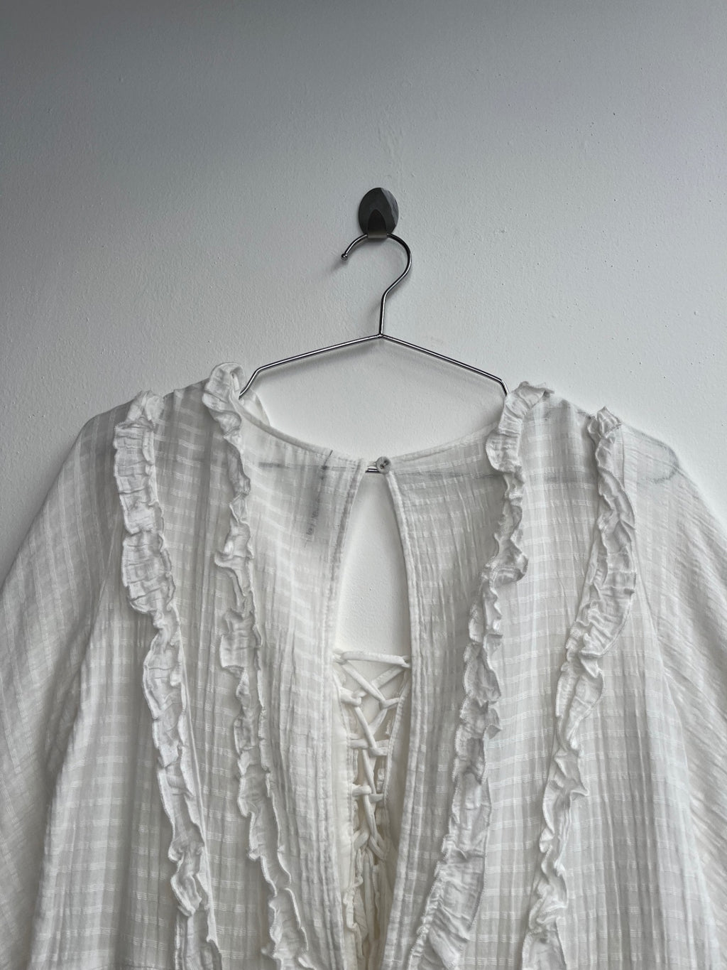 Indikah White Mini Dress