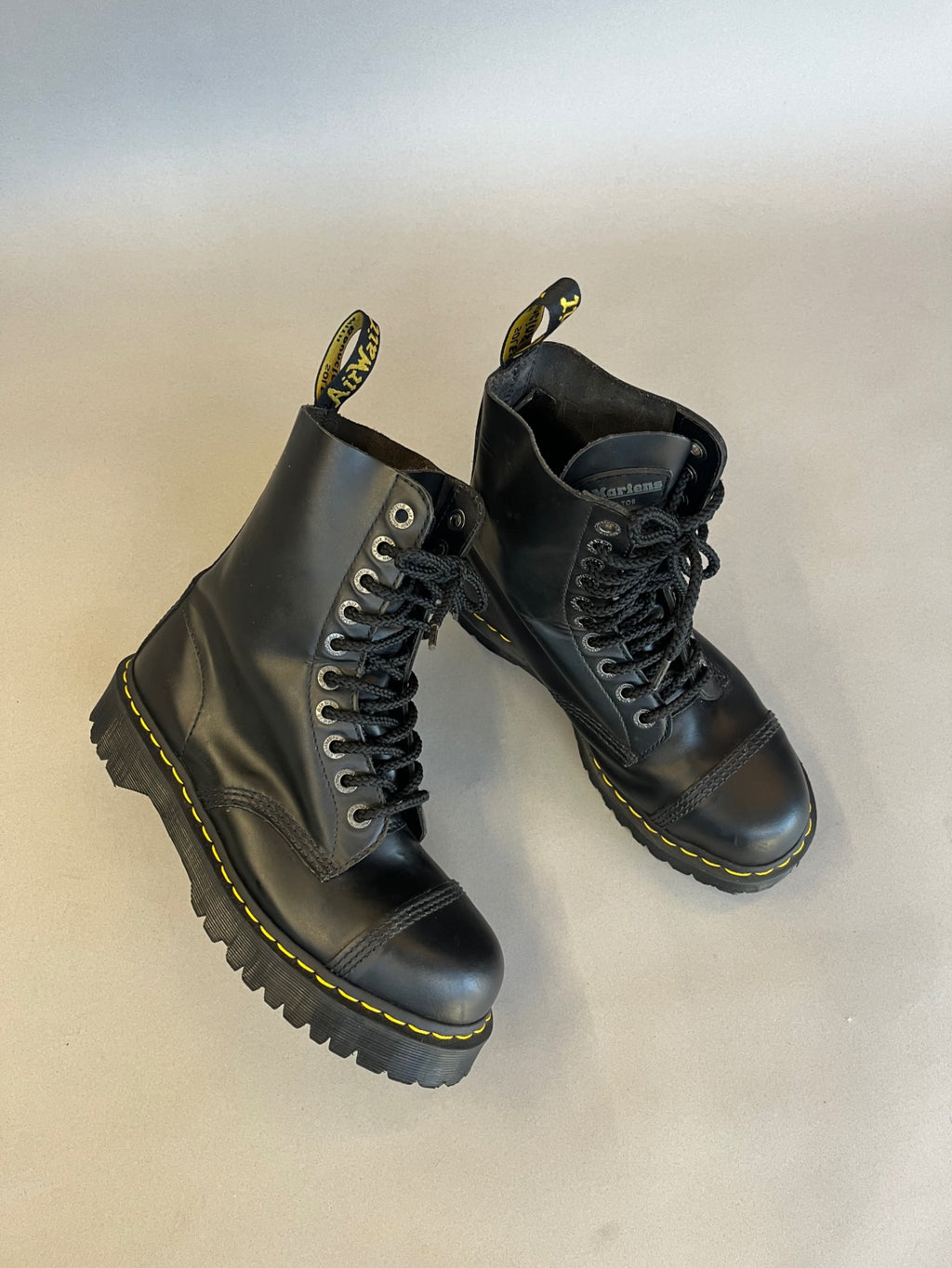 Dr Marten 10 Hole Steel Toe Booots