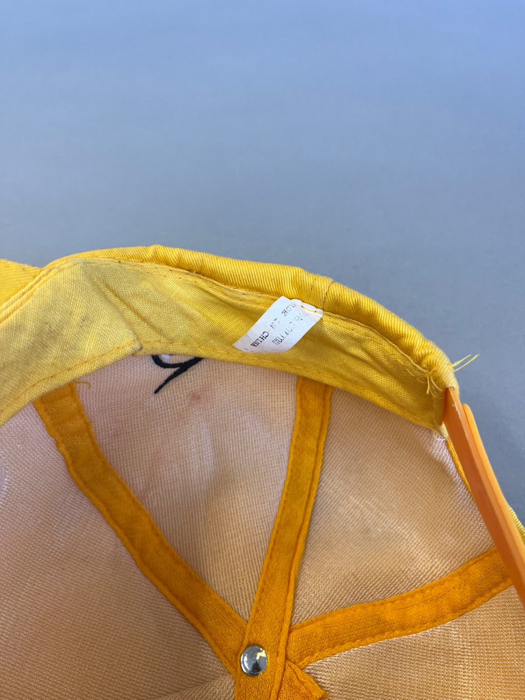 Yellow Dunlop Cap