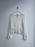 White PurpleRose Sheer Shirt