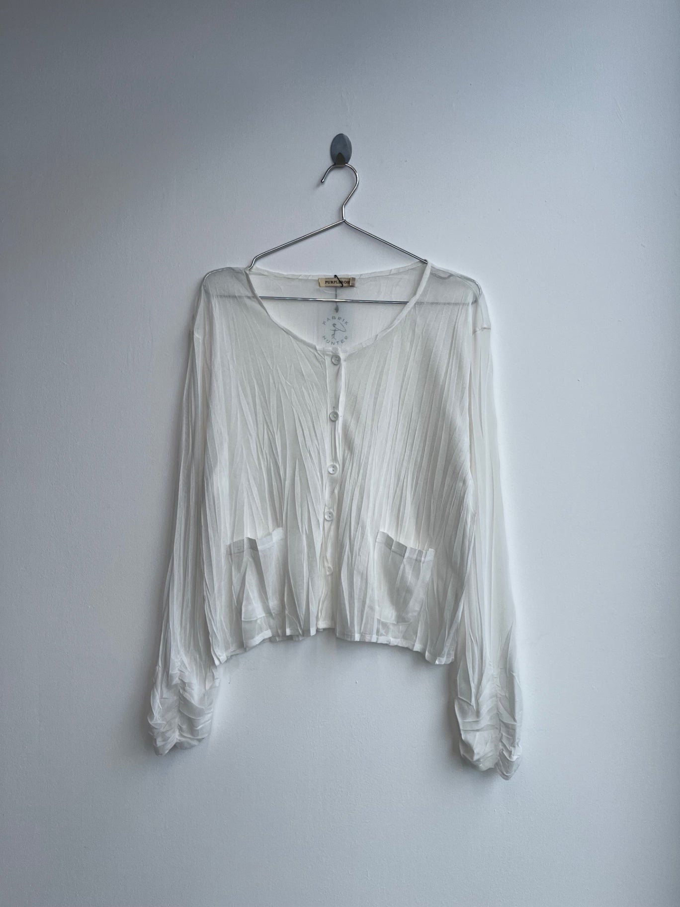 White PurpleRose Sheer Shirt