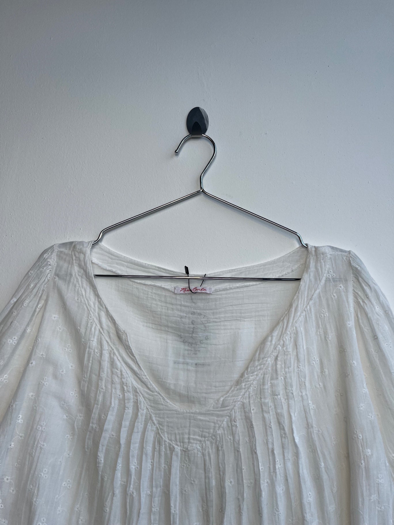 White Miss Carla Top