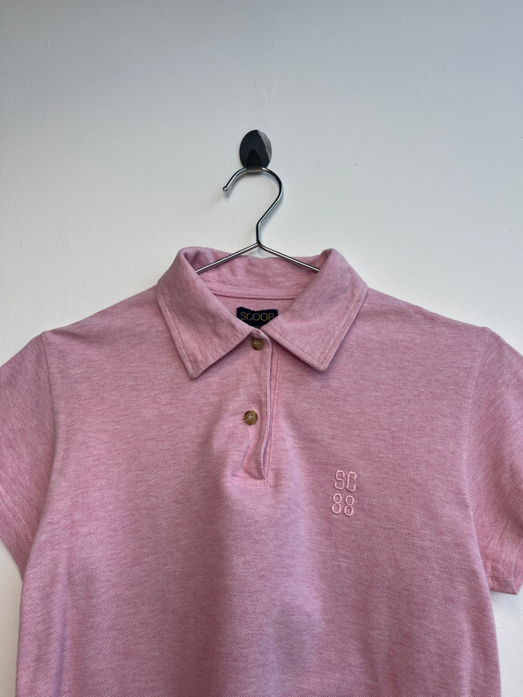 Scoop Cropped Golf Shirt
