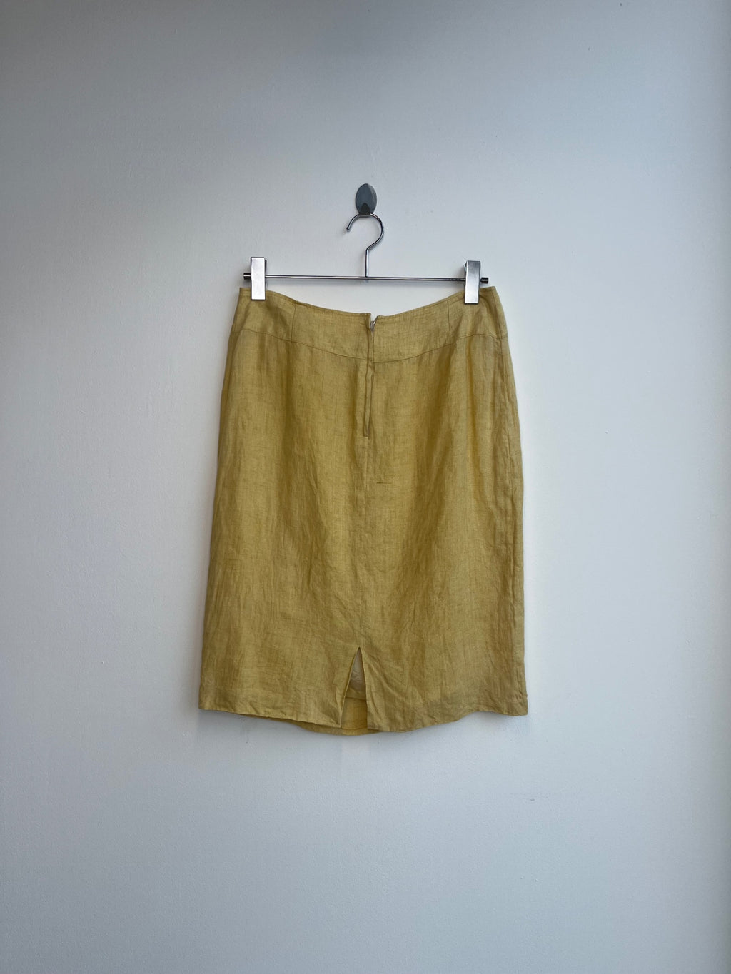 Yellow Linen Skirt
