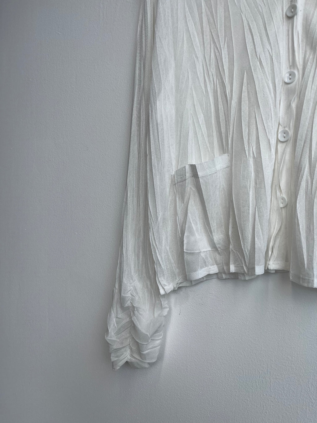 White PurpleRose Sheer Shirt