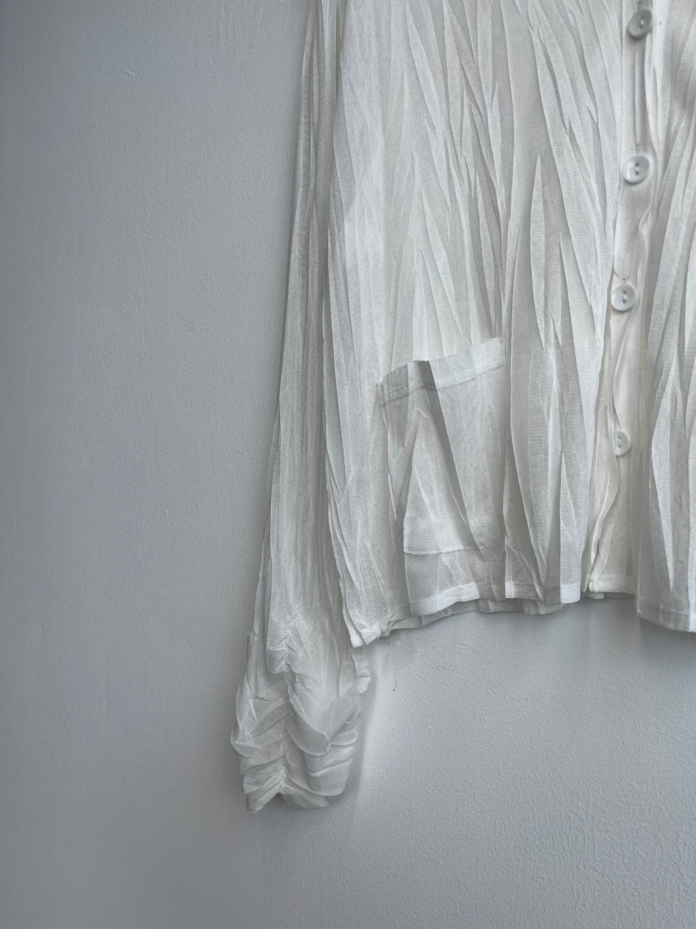 White PurpleRose Sheer Shirt