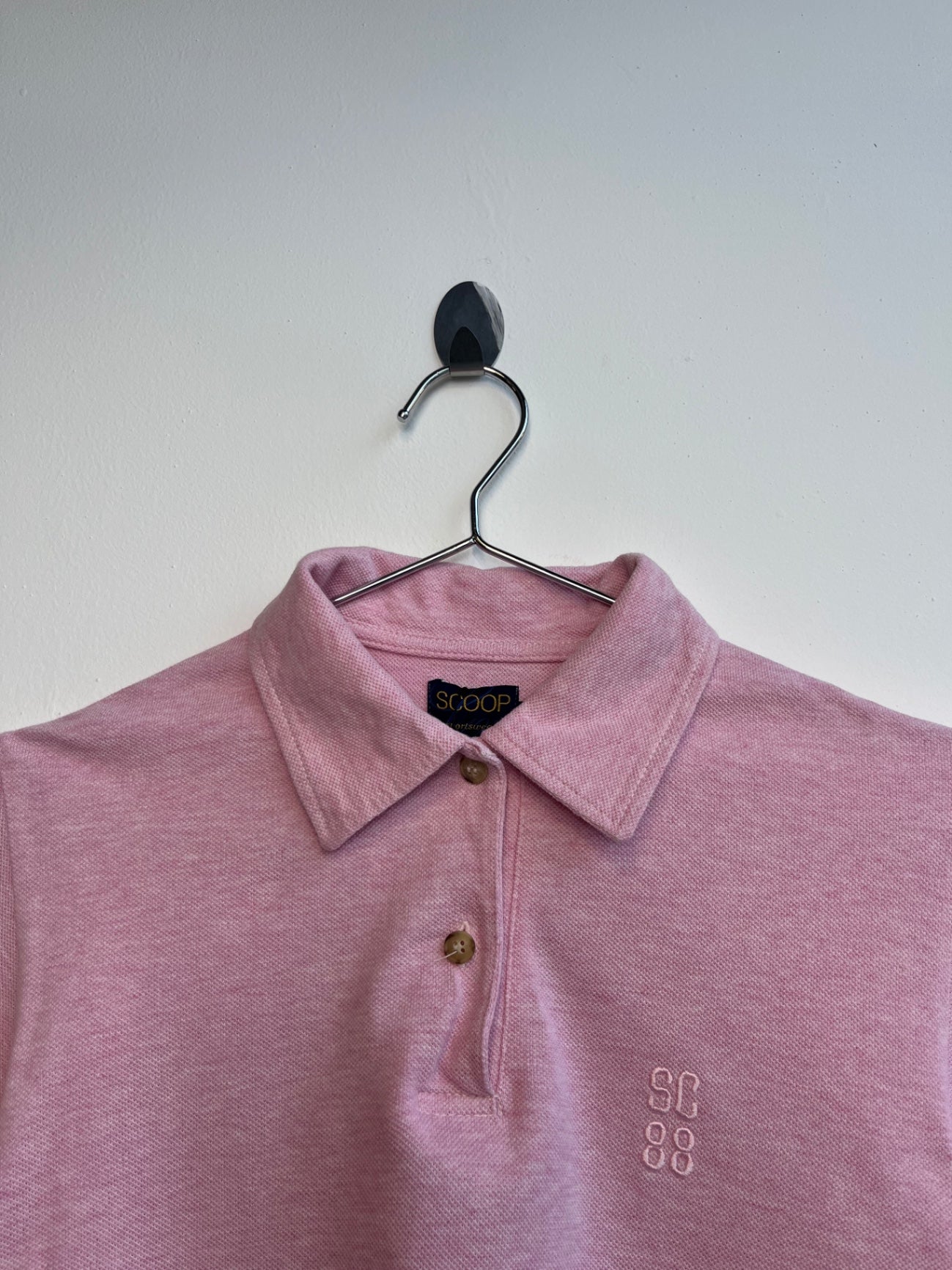 Scoop Cropped Golf Shirt