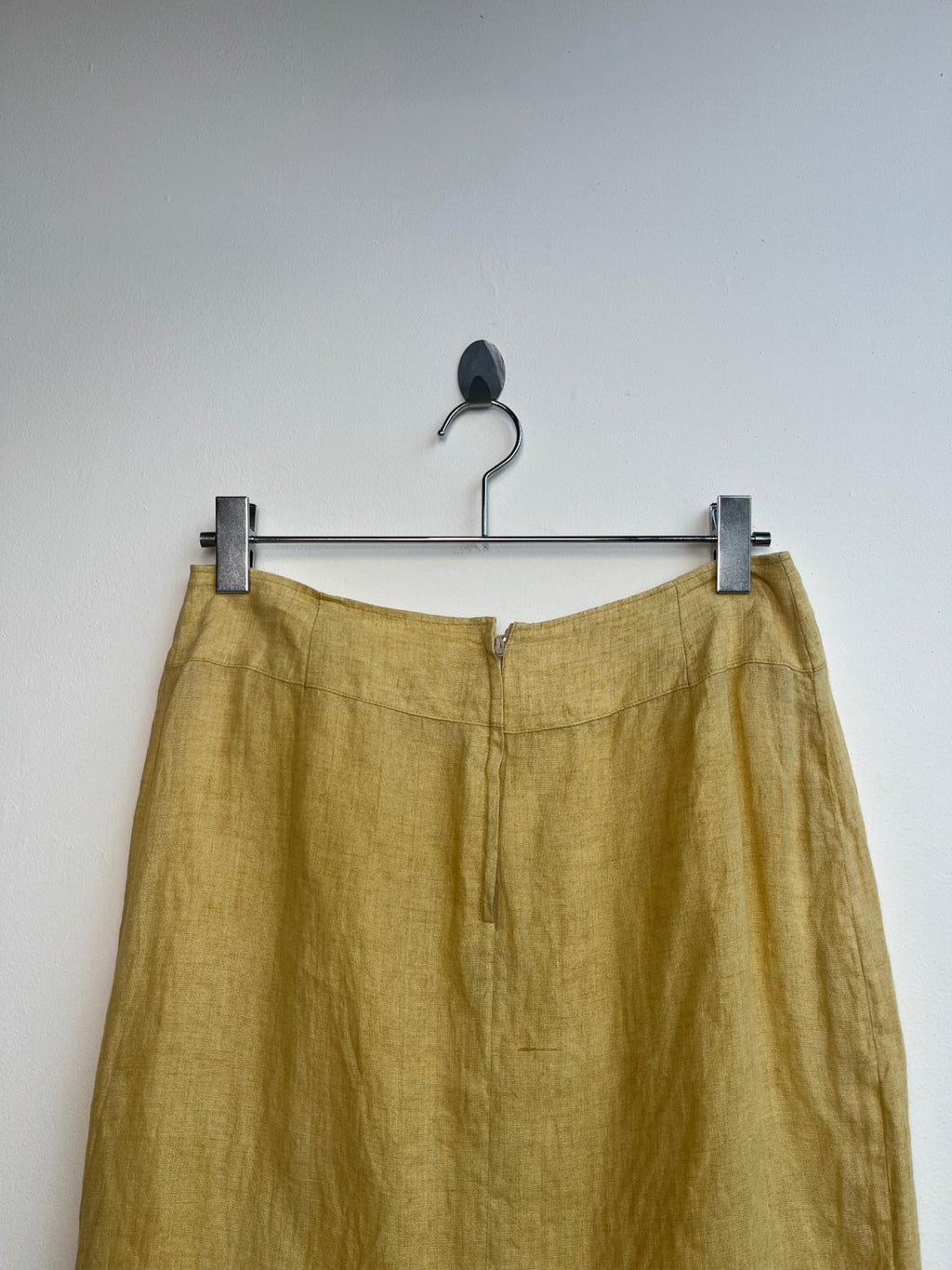 Yellow Linen Skirt