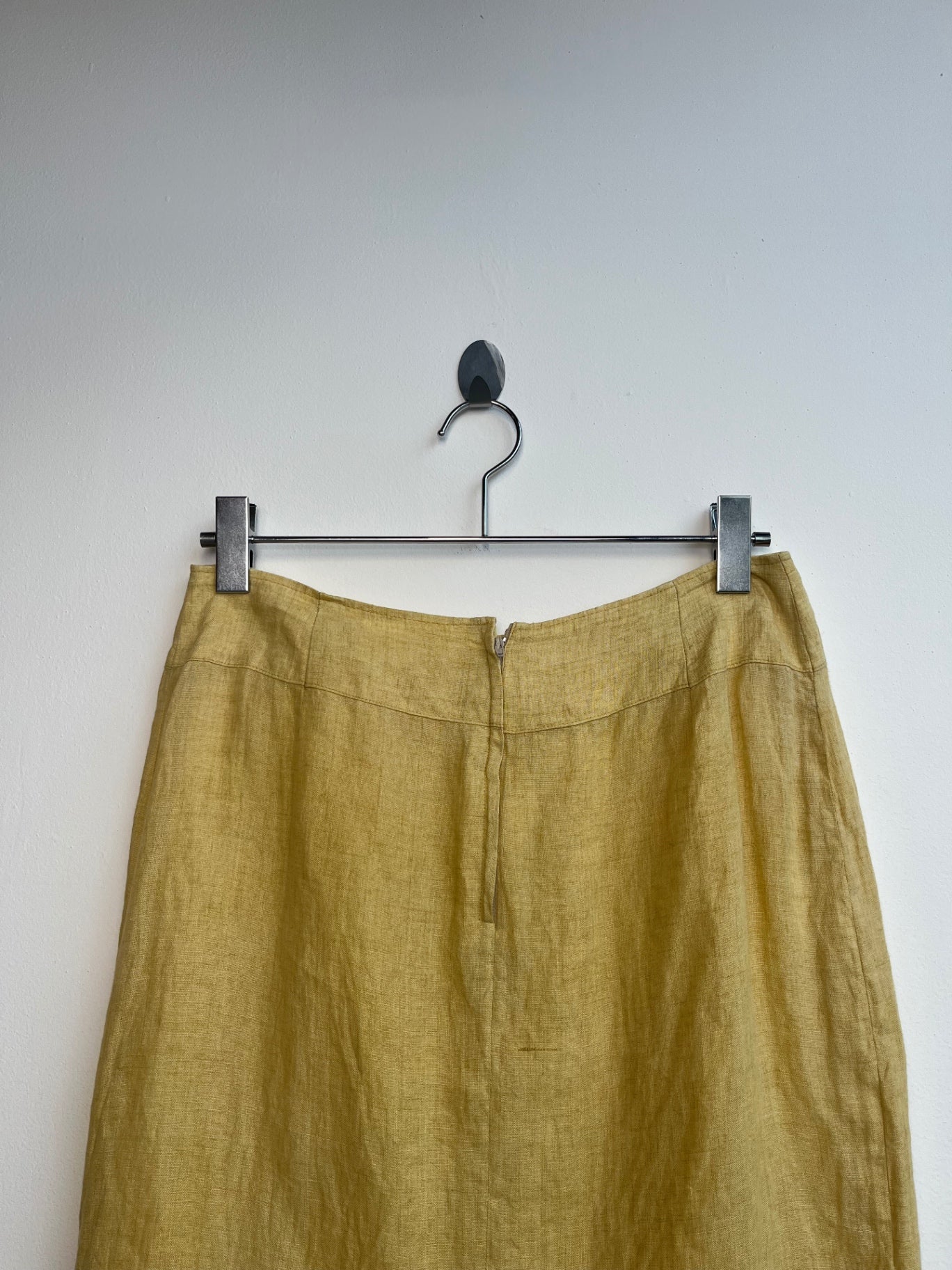 Yellow Linen Skirt