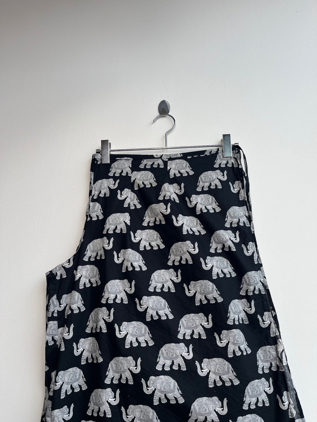 Elephant Print Tie Pants