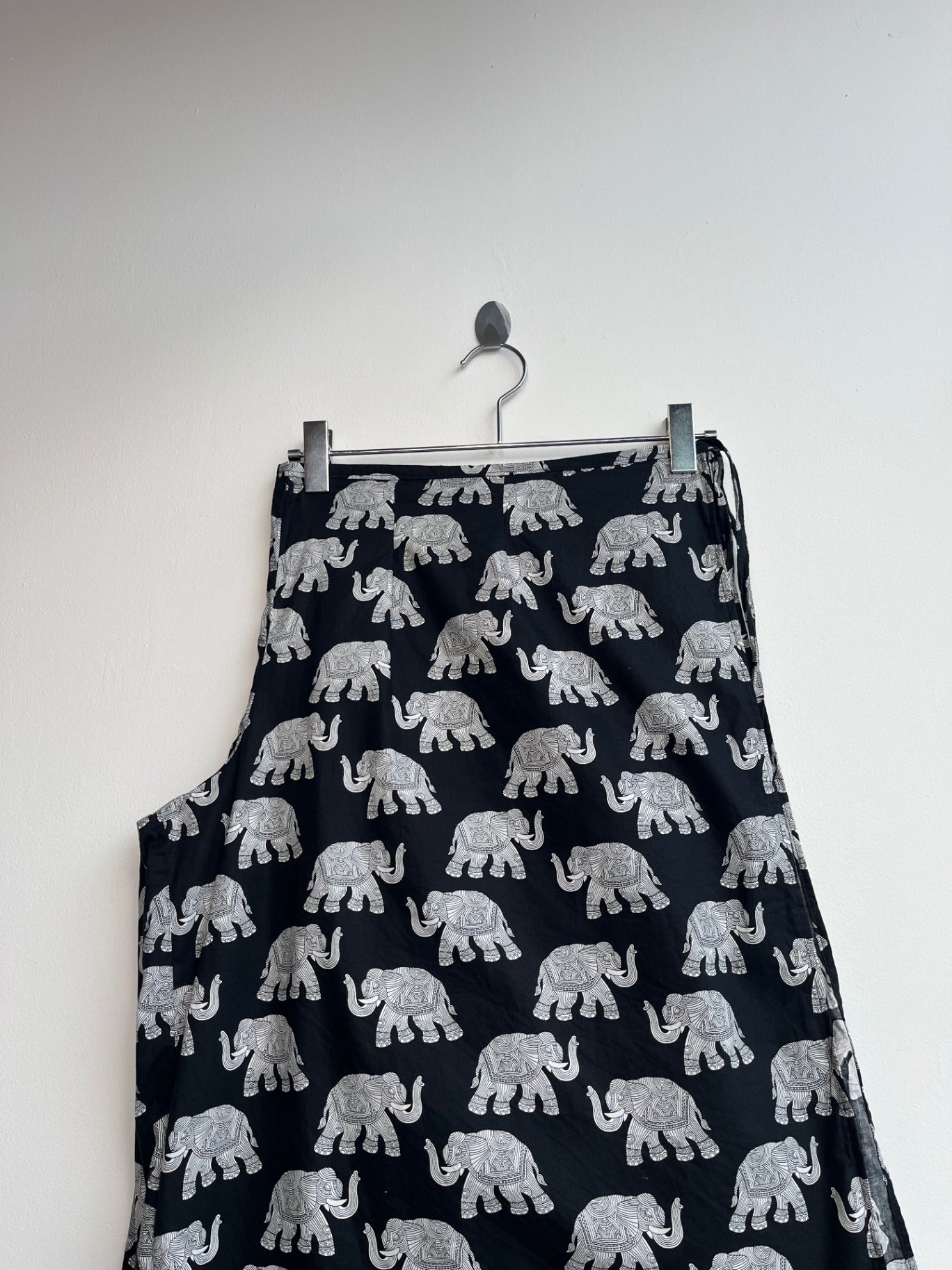 Elephant Print Tie Pants