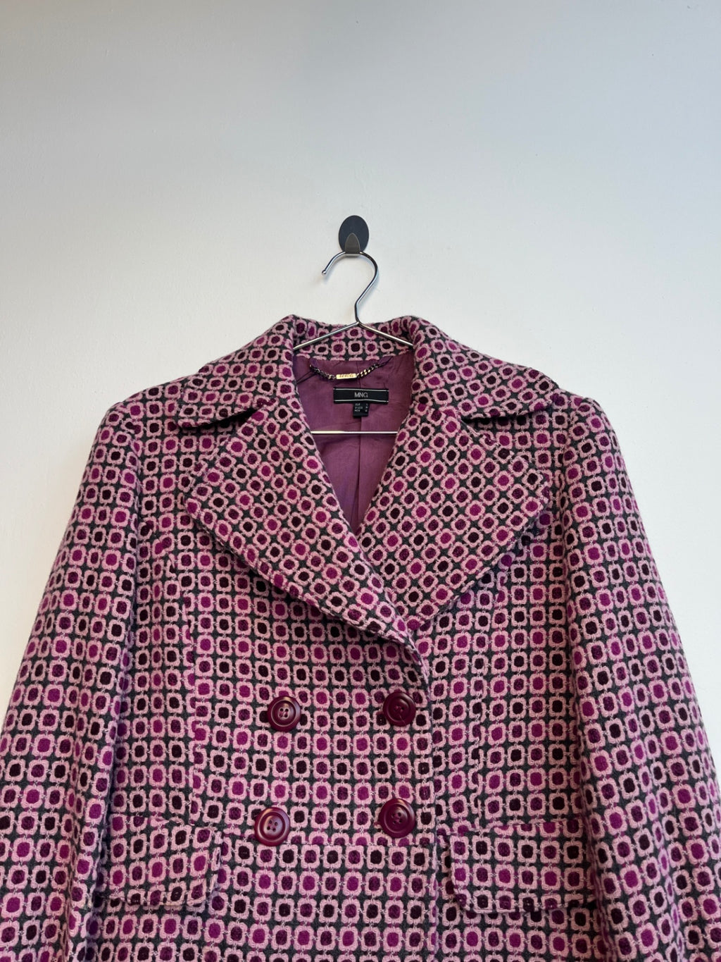 MNG Pink Short Coat