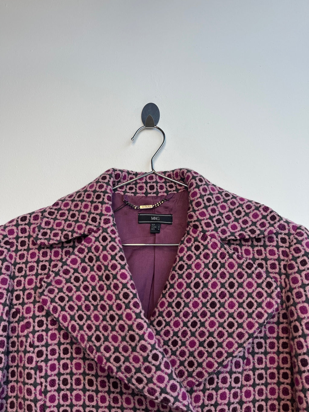 MNG Pink Short Coat
