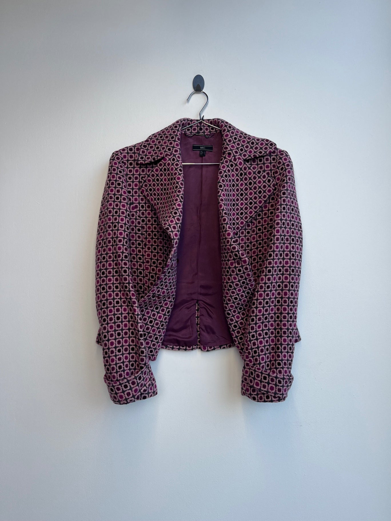 MNG Pink Short Coat