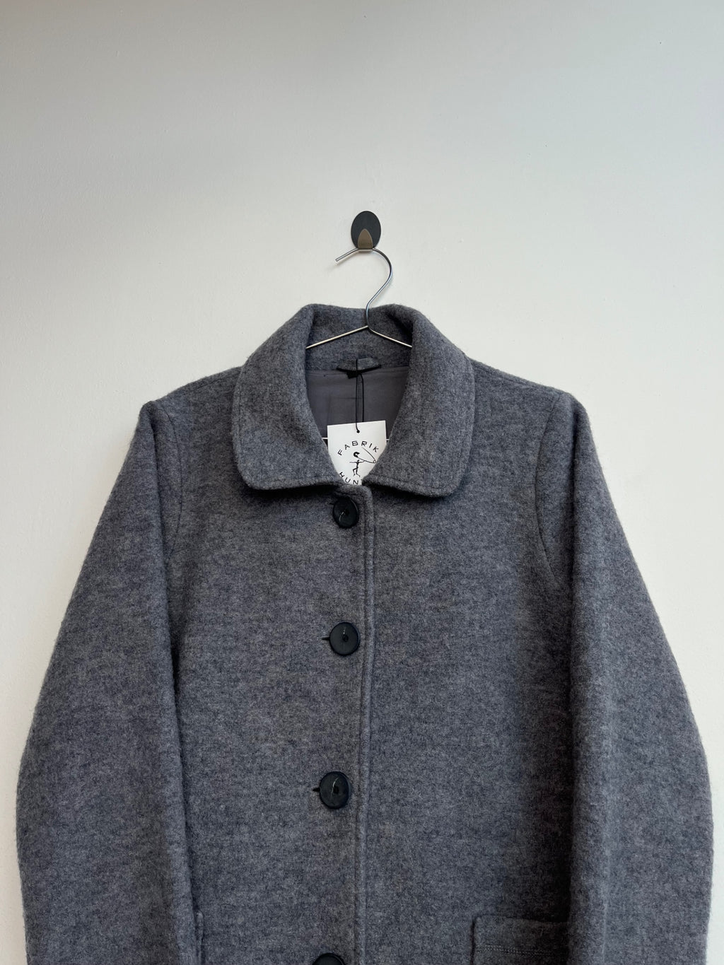 Grey Melton Coat