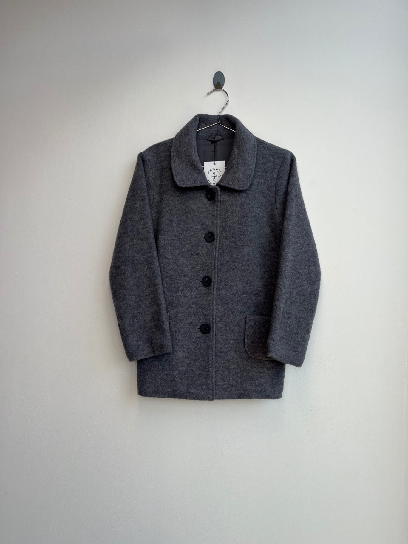 Grey Melton Coat
