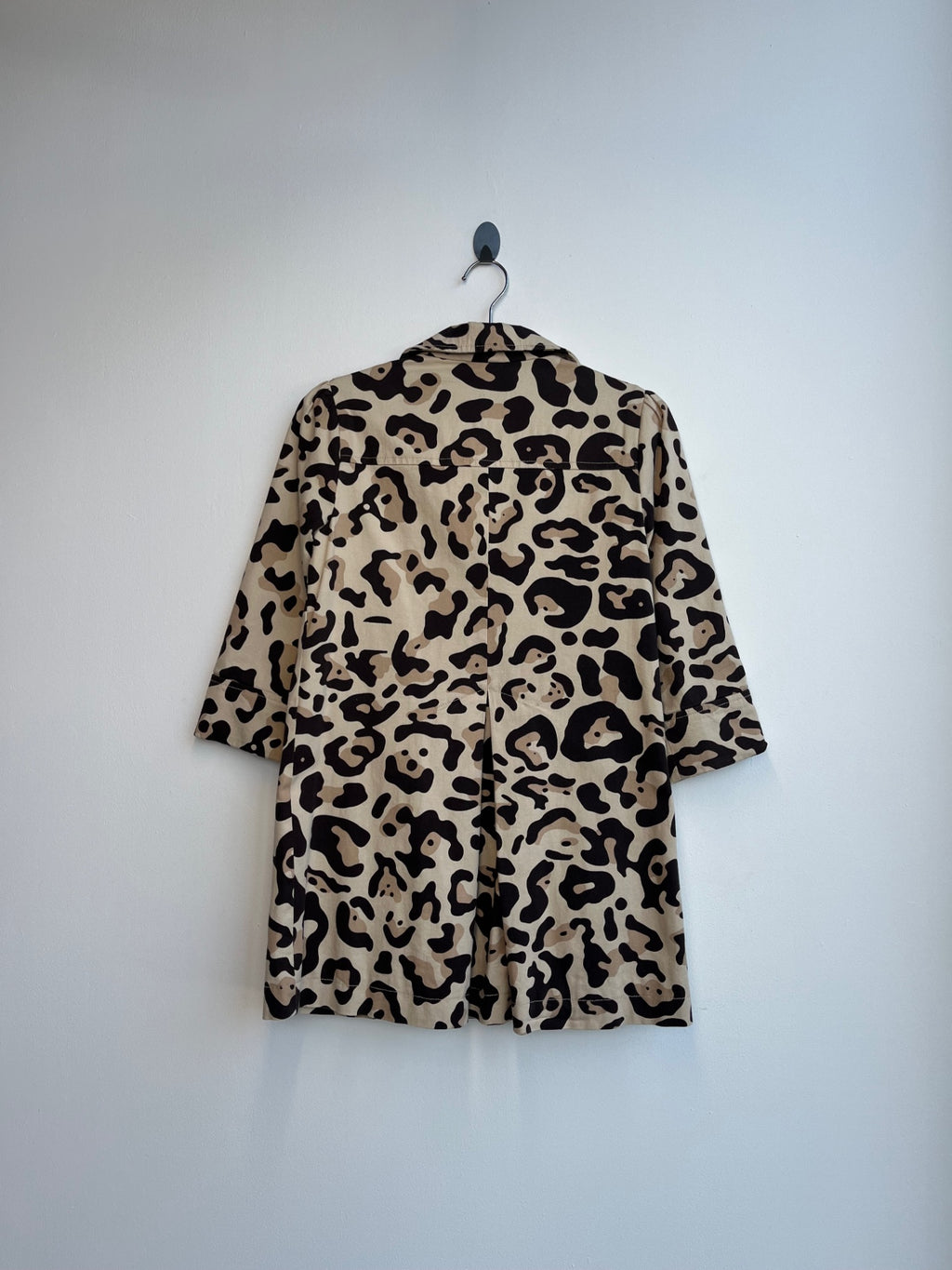 Blanco Printed Trench Coat