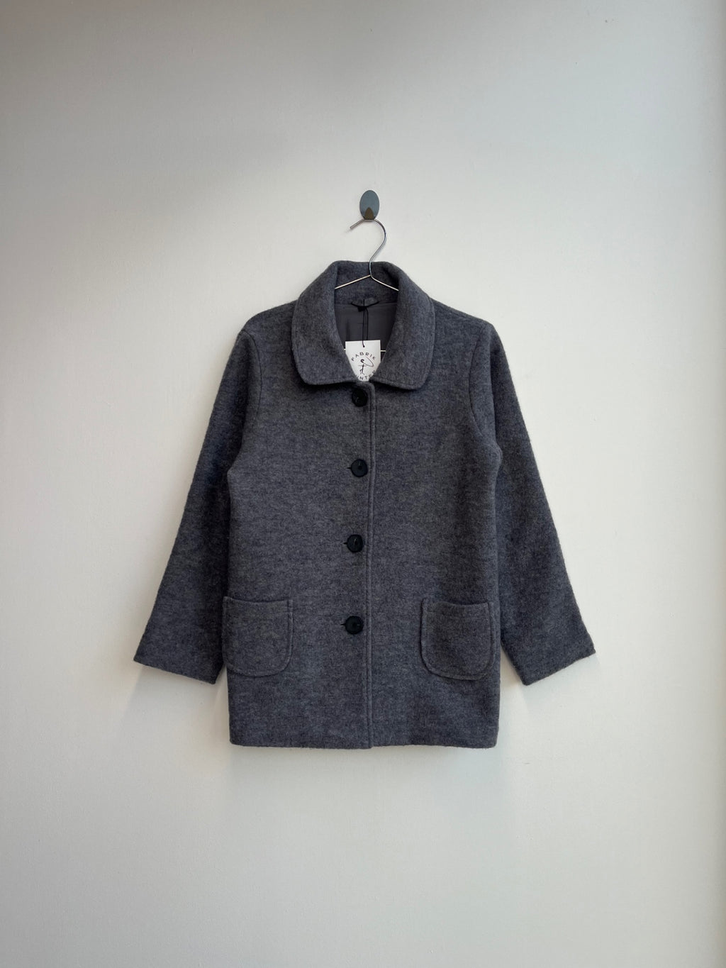 Grey Melton Coat