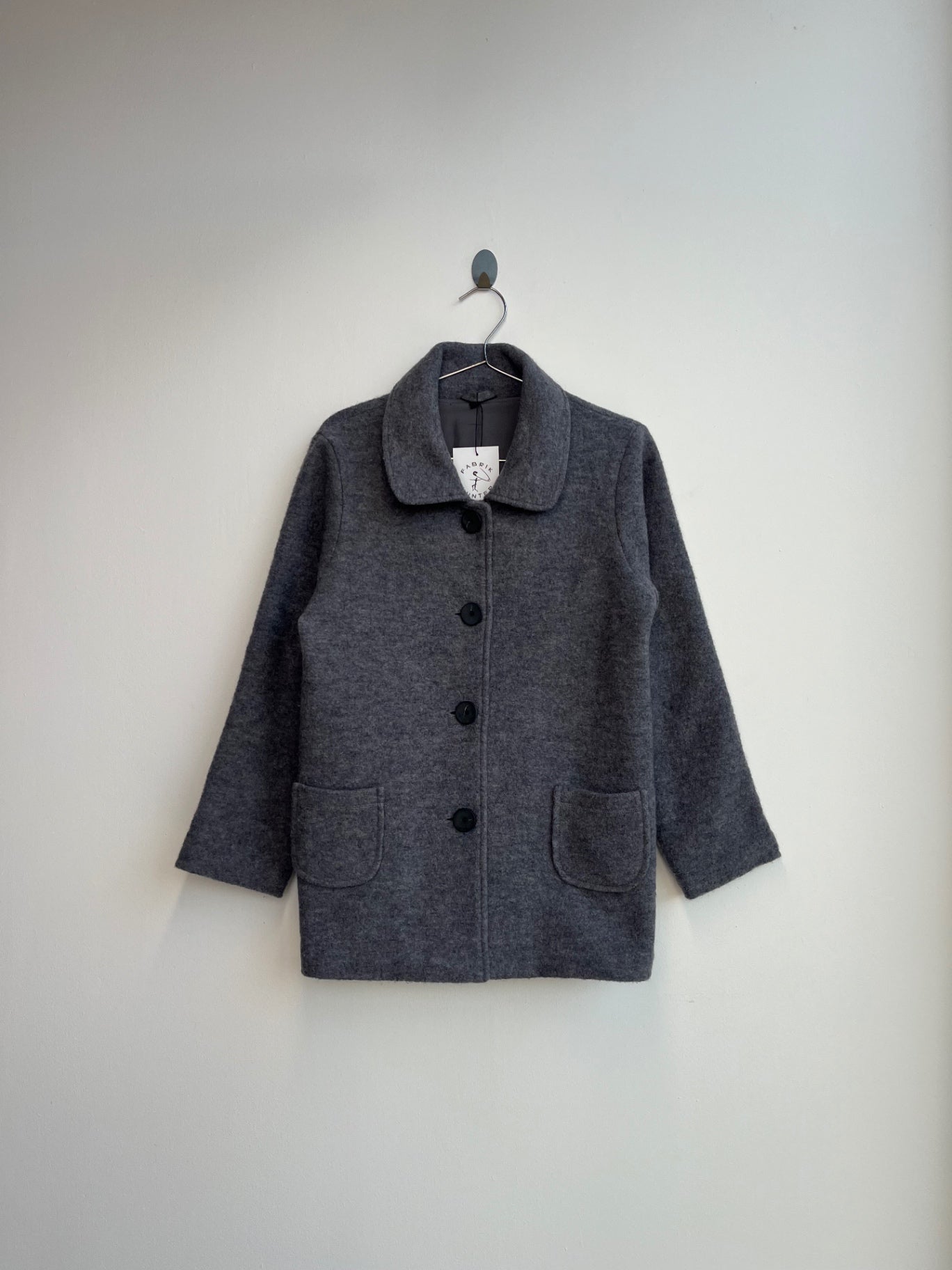 Grey Melton Coat