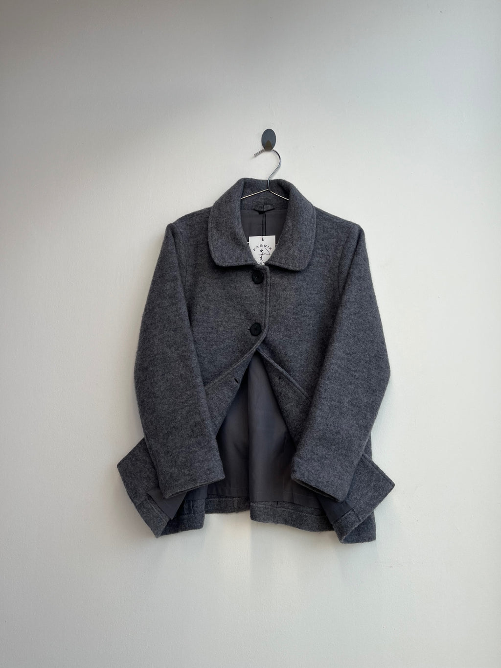 Grey Melton Coat