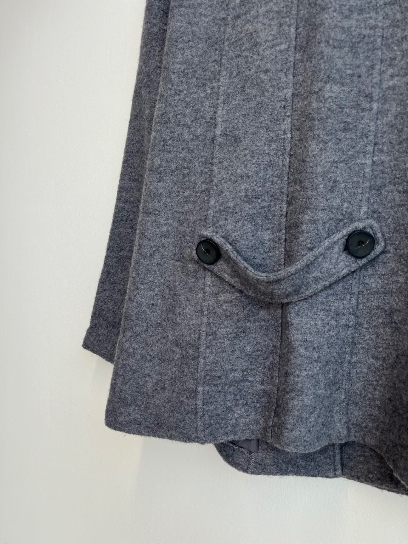 Grey Melton Coat