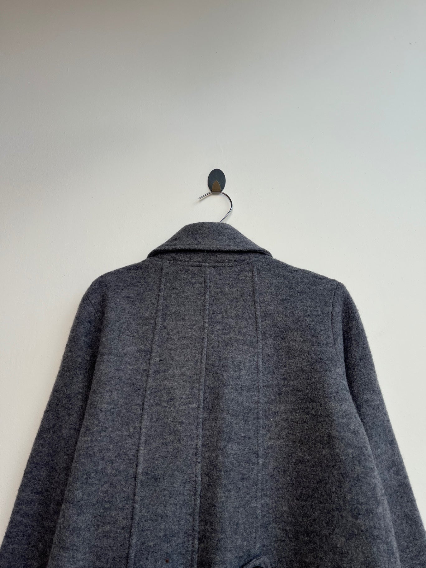 Grey Melton Coat