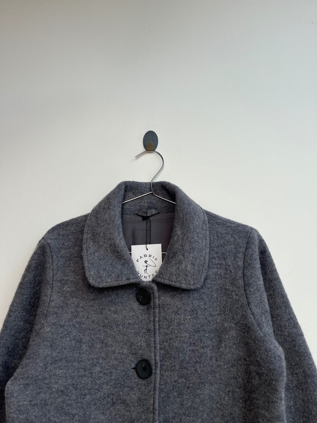Grey Melton Coat