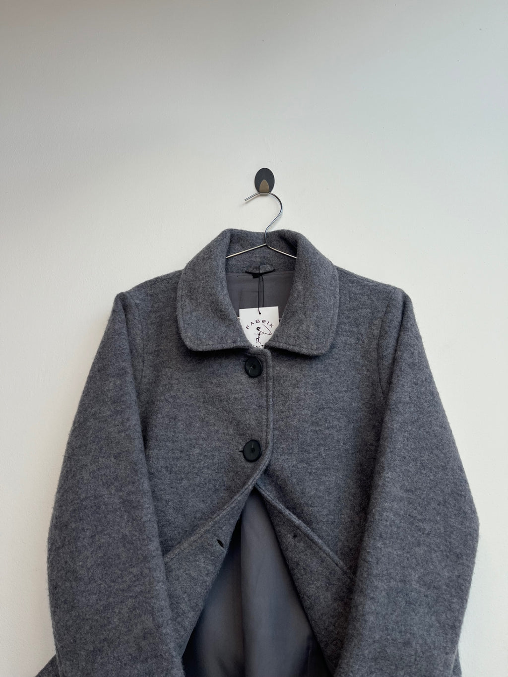 Grey Melton Coat