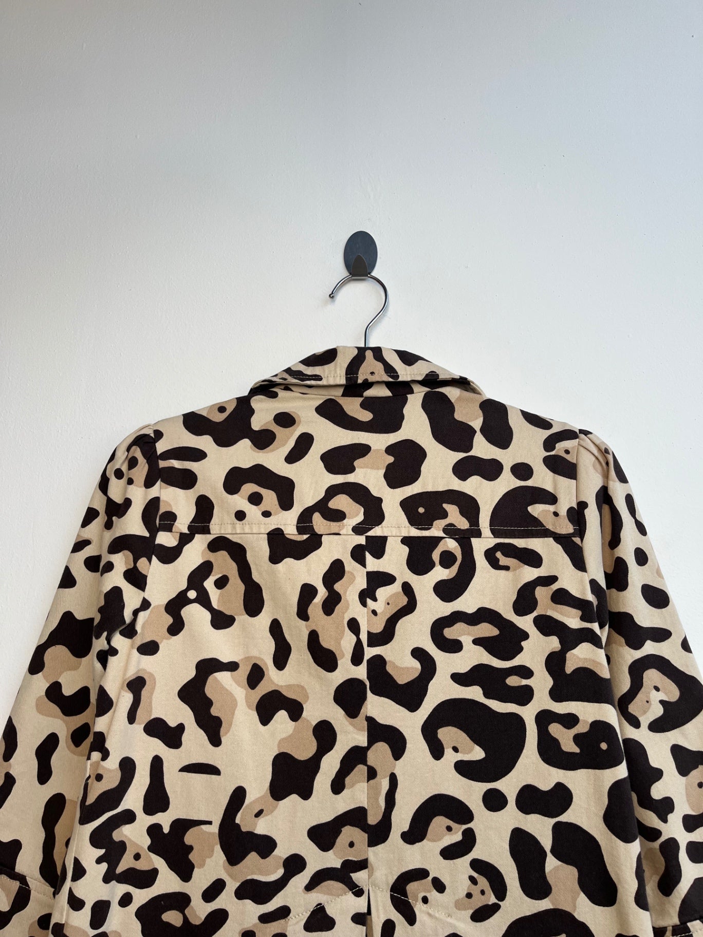 Blanco Printed Trench Coat