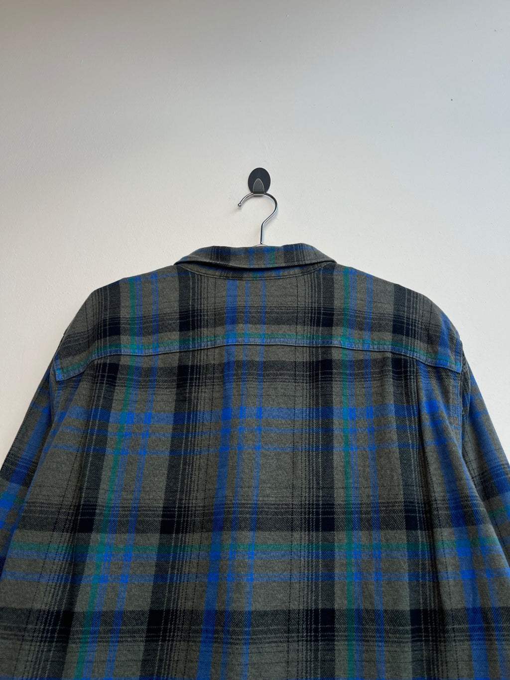 The North Face Blue Checkered Flannel