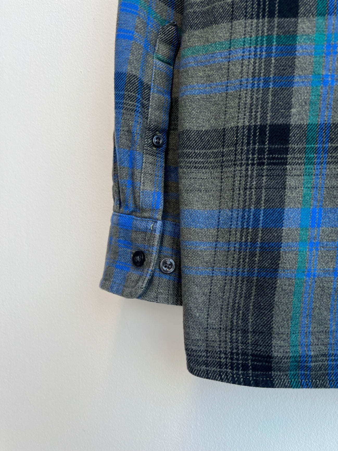 The North Face Blue Checkered Flannel